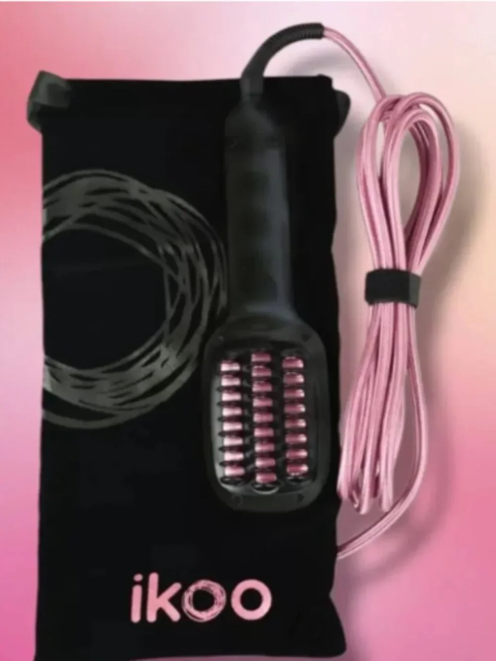 ikoo Hair Straightening Brush IKOO E-Styler Jet Beluga Black